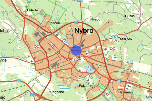 Långgatan 29 oktober 13.09, Trafikolycka, Nybro