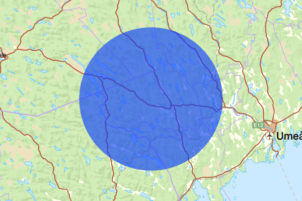 Bjurholms distrikt 29 oktober 17.18, Trafikolycka, vilt, Bjurholm