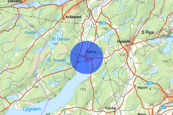 Sätila 30 oktober 05.35, Trafikolycka, smitning från, Mark