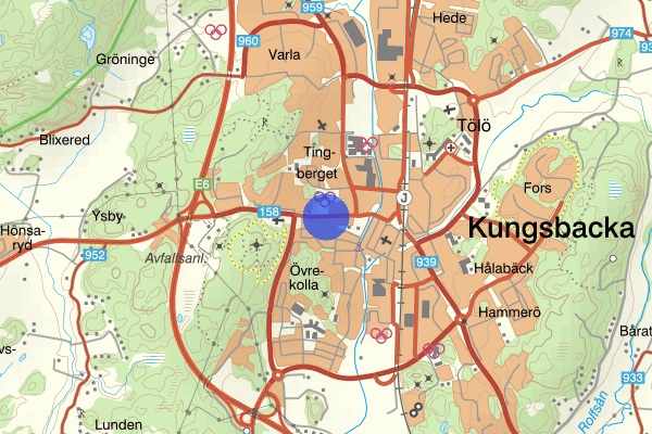 Kungsgatan 30 oktober 08.02, Trafikolycka, Kungsbacka