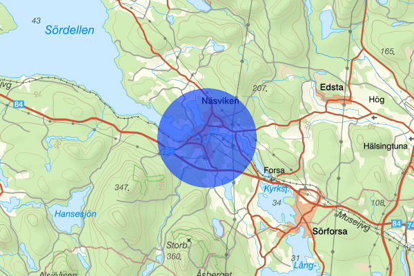 Forså 30 oktober 11.09, Brand, Hudiksvall