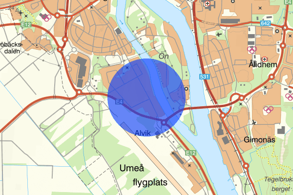 Norra Obbolavägen 30 oktober 14.20, Trafikkontroll, Umeå