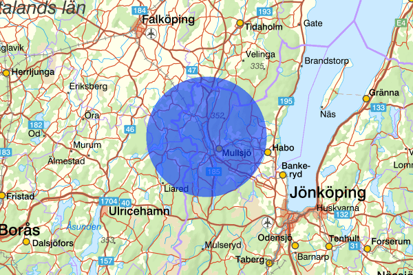 30 oktober 17.00, Trafikolycka, Mullsjö