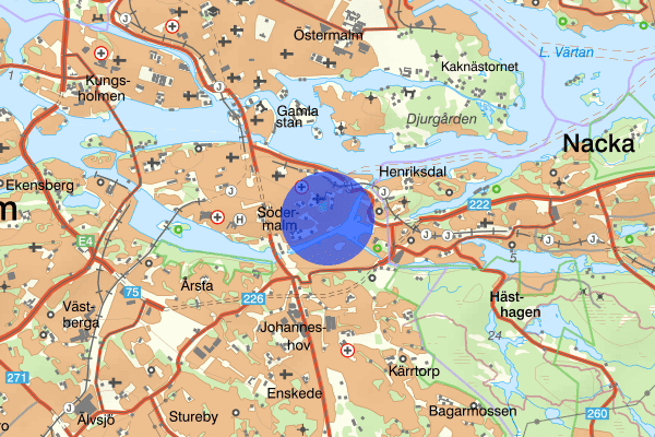 Norra Hammarbyhamnen 30 oktober 19.08, Rån, Stockholm