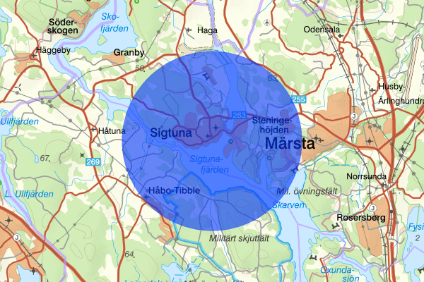 Sigtuna 30 oktober 19.55, Rån, Sigtuna
