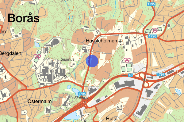 Distansgatan 31 oktober 07.11, Farligt föremål, misstänkt, Borås