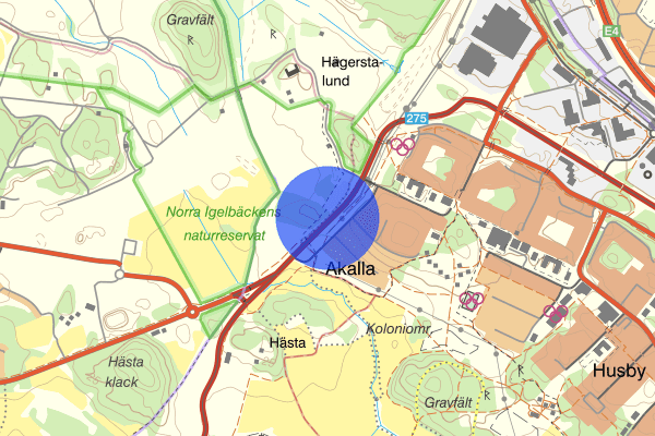 Akallalänken 31 oktober 16.21, Trafikolycka, personskada, Stockholm