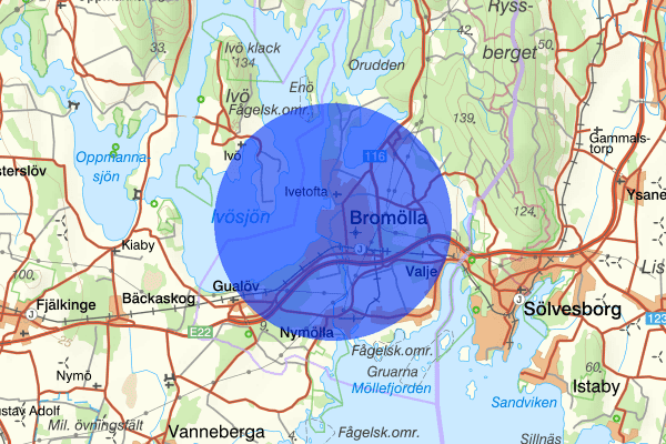 Bromölla 31 oktober 22.14, Skadegörelse, Bromölla
