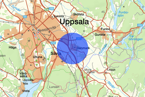 Danmark 01 november 08.24, Trafikolycka, Uppsala
