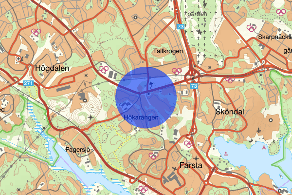 Hökarängen 01 november 15.27, Brand, Stockholm