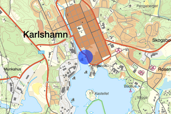 Hamngatan 01 november 22.16, Rattfylleri, Karlshamn