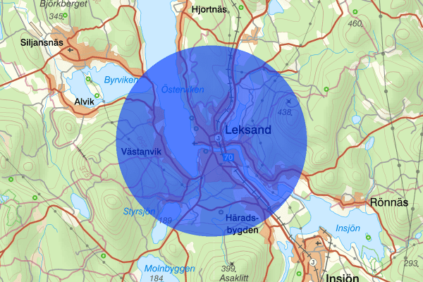 Leksand 05 november 06.52, Trafikolycka, Leksand