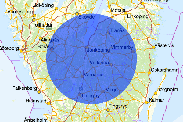 Jönköpings län 05 november 07.18, Sammanfattning natt, Jönköpings län