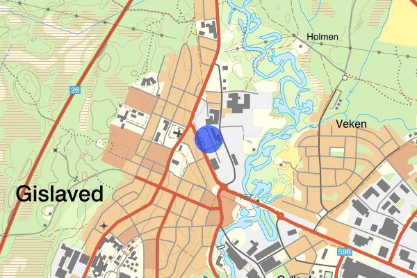 Gislaveds bussterminal 05 november 19.44, Misshandel, Gislaved