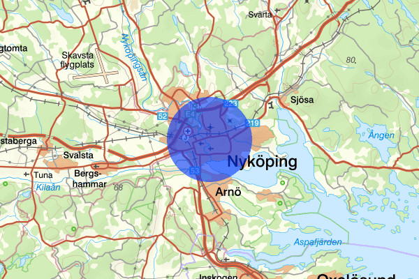 Öster 05 november 19.34, Misshandel, grov, Nyköping