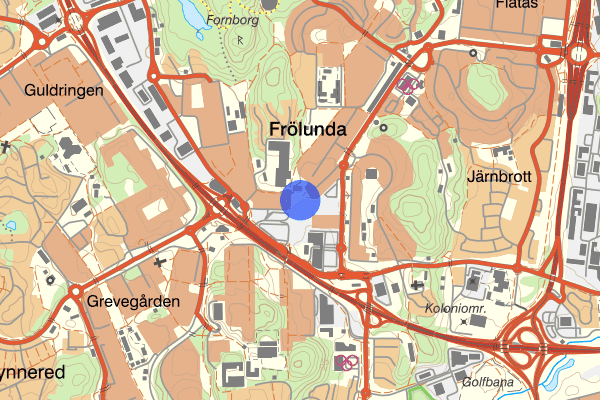 Frölunda Torg 06 november 07.00, Sammanfattning kväll och natt, Västra Götalands län