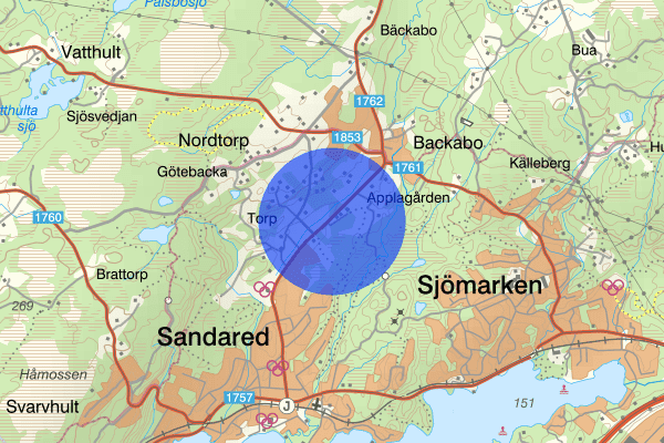 Alingsåsvägen 06 november 14.39, Trafikolycka, Borås