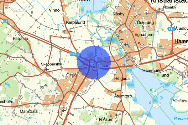 Härlöv 06 november 20.21, Trafikolycka, Kristianstad