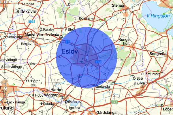 Eslöv 07 november 18.24, Anträffad död, Eslöv