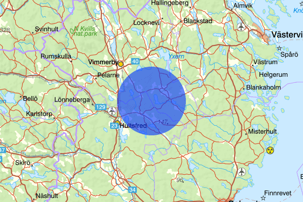 Smalspårsjärnvägen Hultsfred–Västervik 07 november 14.20, Trafikolycka, Vimmerby