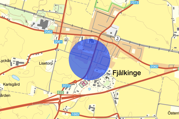 Kumlevägen 08 november 02.15, Skadegörelse, Kristianstad