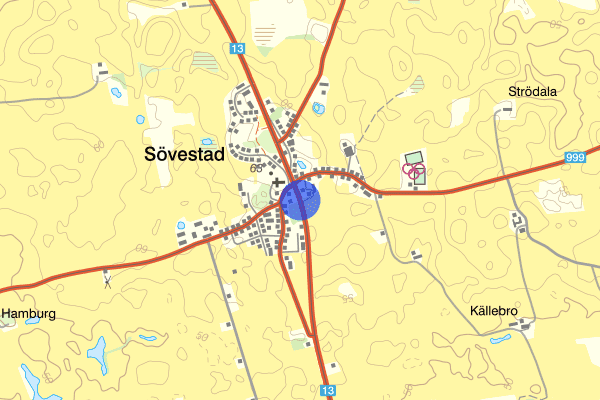 Sövestad kyrka 08 november 11.01, Trafikolycka, Ystad