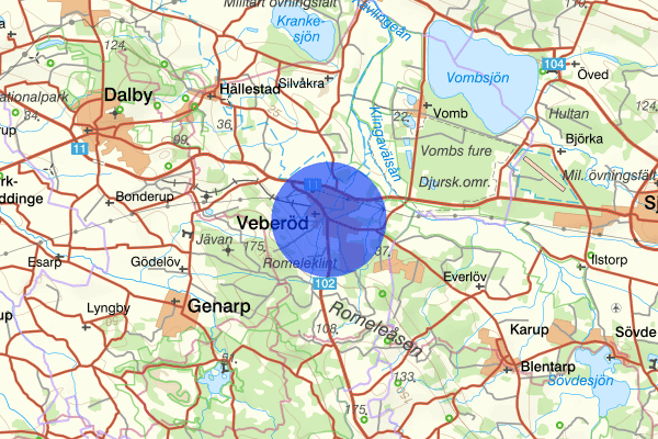 Veberöd 08 november 12.00, Trafikolycka, Lund