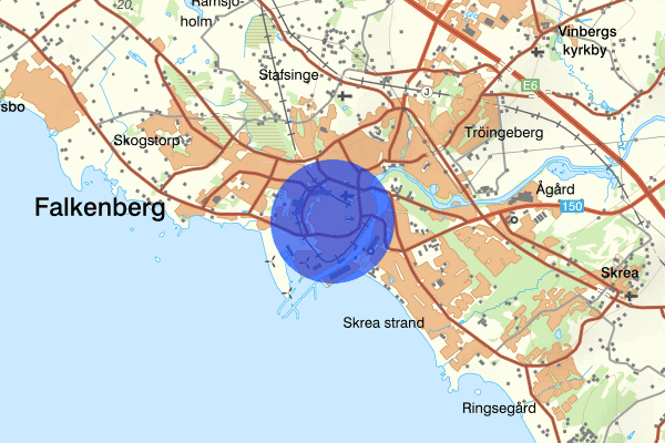 Västra gärdet 09 november 07.05, Sammanfattning natt, Hallands län