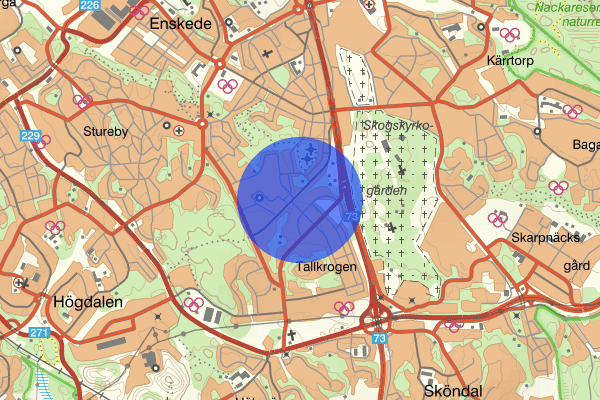 Tallkrogen 08 november 22.24, Mord/dråp, försök, Stockholm