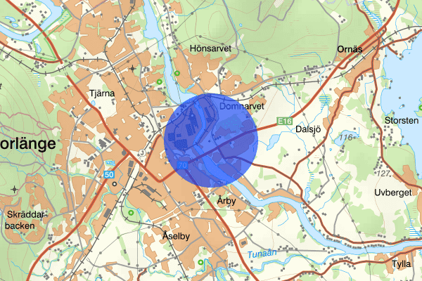 Islingby 10 november 07.49, Trafikolycka, Borlänge