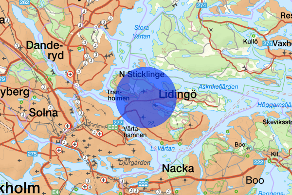 Näset 10 november 12.23, Rattfylleri, Lidingö