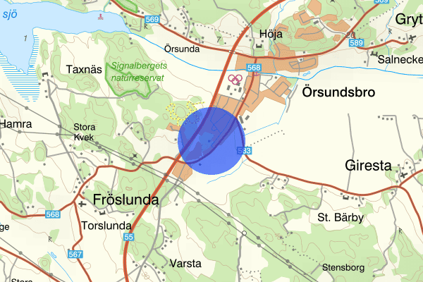 Enköpingsvägen 11 november 17.20, Skadegörelse, Enköping