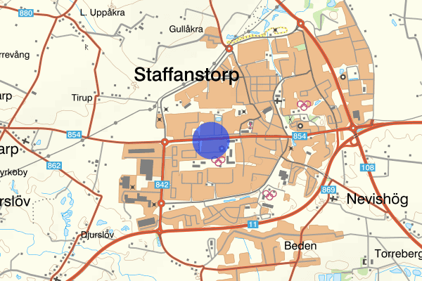 Lagvägen 12 november 08.06, Trafikolycka, Staffanstorp