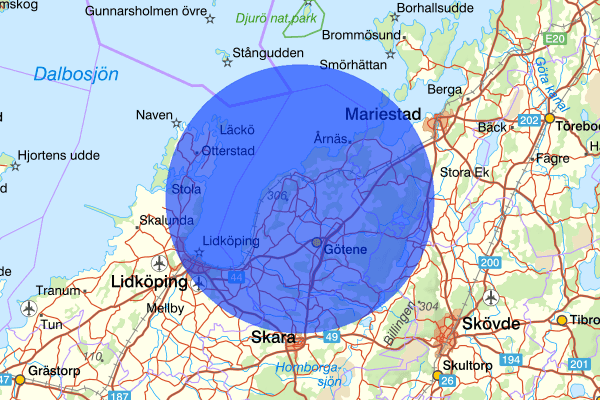  12 november 09.43, Arbetsplatsolycka, Götene