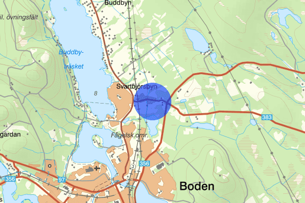 Brännkläppsvägen 12 november 18.19, Trafikolycka, Boden