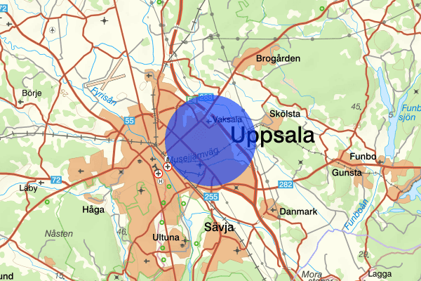 Årsta 12 november 17.44, Trafikolycka, Uppsala