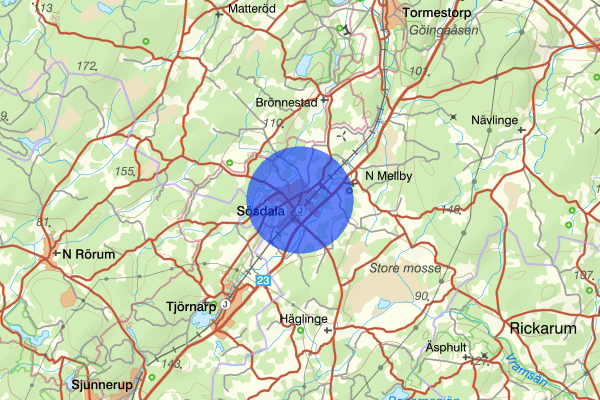 Sösdala 13 november 22.11, Mord/dråp, försök, Hässleholm