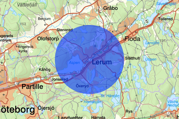 Lerum 13 november 16.31, Trafikolycka, personskada, Lerum