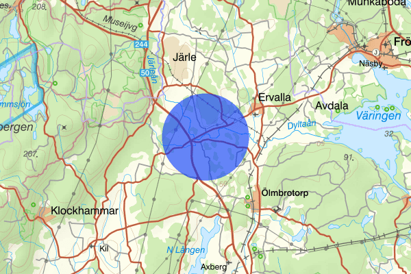 Axbergshammar 13 november 17.06, Trafikolycka, Örebro