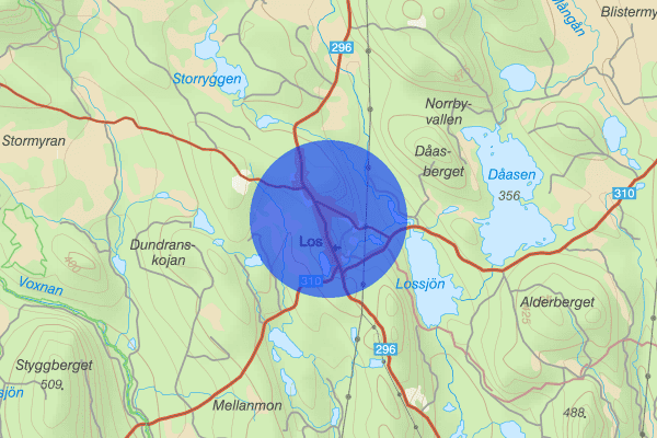 Los 13 november 16.33, Rattfylleri, Ljusdal