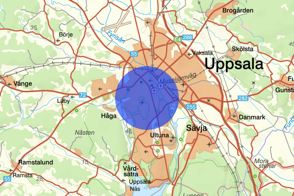 Kåbo 13 november 19.00, Trafikolycka, Uppsala