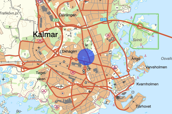 Galggatan 14 november 00.21, Rattfylleri, Kalmar