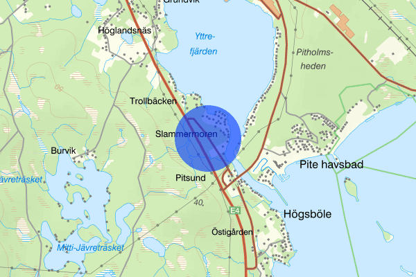 Pitsund 14 november 09.39, Trafikolycka, Piteå