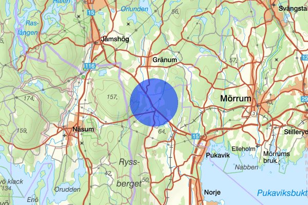 Pukaviksvägen 14 november 22.56, Rattfylleri, Sölvesborg