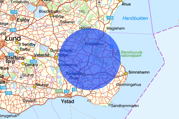  15 november 00.31, Skadegörelse, Tomelilla