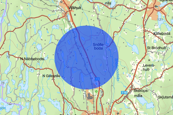 Lönsbodavägen 16 november 14.16, Trafikhinder, Olofström