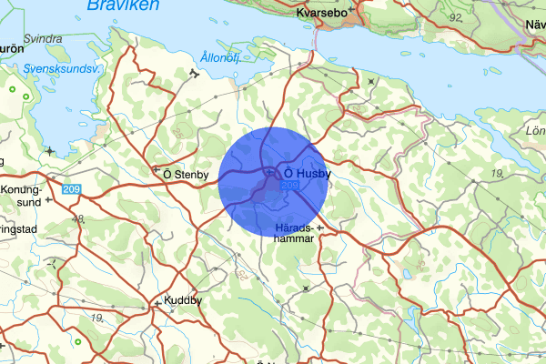 Östra Husby 16 november 14.16, Trafikolycka, Norrköping