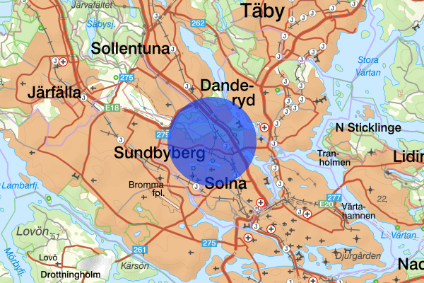 Järva 16 november 20.18, Sjukdom/olycksfall, Solna