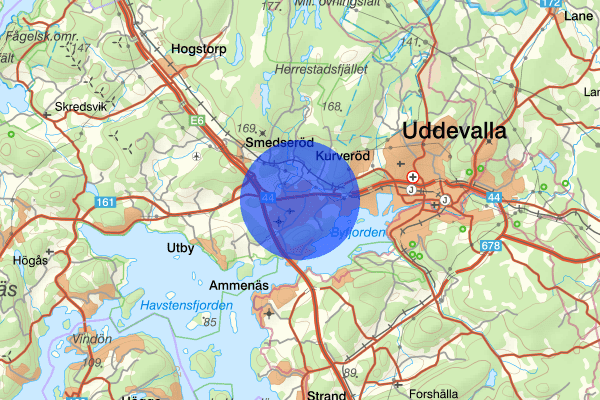 Herrestad 17 november 07.33, Trafikolycka, Uddevalla