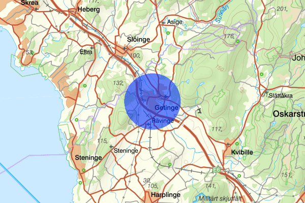 Getinge 17 november 08.38, Arbetsplatsolycka, Halmstad